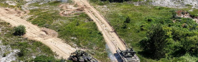 Bojeva gađanja iz modernizovanih tenkova! Spektakl na Pasuljanskim livadama: Tenkovi M-84 AS1/2 u bojevoj obuci Vojske Srbije (FOTO)