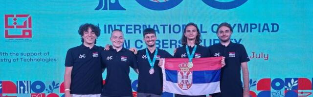 Učenici Tehničke škole osvojili zlato i bronzu na Međunarodnoj olimpijadi iz sajber bezbednosti