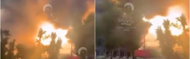 (VIDEO) Putinu prekipelo! Poslao je brutalno oružje da završi posao: Stižu prvi snimci razaranja, požar je toliko jak da guta sve pred sobom