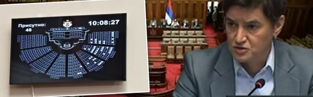 Skandal u parlamentu! Tražili smenu Vlade, a ni pola ih nije došlo na posao! (VIDEO)