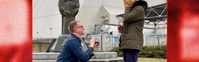 Zaprosio devojku u radioaktivnom okruženju Černobilja