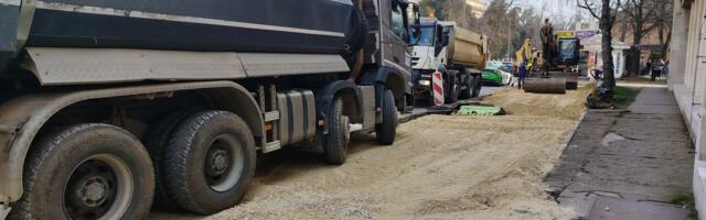 Rekonstrukcija trotoara u Voždovoj ulici biće završena do kraja proleća