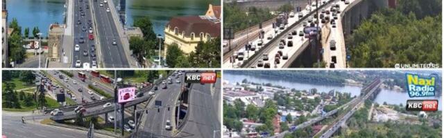 Direktno sa ulica: Kolone na Brankovom mostu, Gazeli i Autokomandi (FOTO)