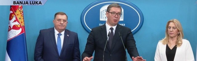 Predsednik Vučić poručio iz Banjaluke: Mir je naša budućnost, Srbija ulaže u Republiku Srpsku! (VIDEO)