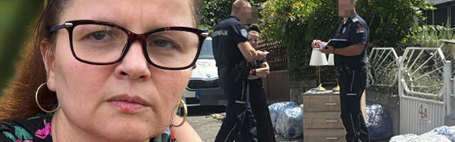 POLICIJA REAGOVALA ZBOG MALE CANE Ćerke Andrije Bajića joj iz kuće izbacile stvari na ulicu, ekipa izašla na teren (FOTO, VIDEO)