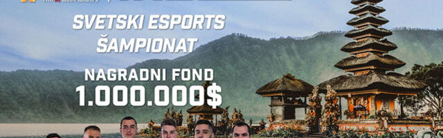 Milion dolara nagrada i putovanje na Bali – postanite predstavnik Srbije na svetskom IESF esports šampionatu