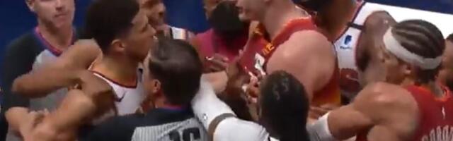 NIKOLA JOKIĆ UDARIO NOVOG IGRAČA PARTIZANA! Izgubio živce, pa ga ŽESTOKO opalio, nastao je opšti haos! Snimak o kom se i dalje priča (VIDEO)