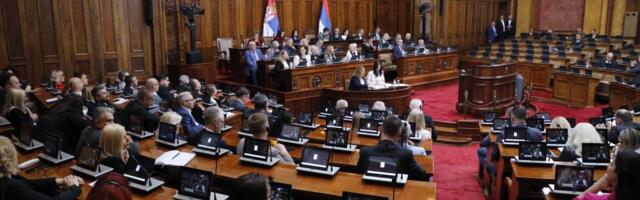 Skupština sutra nastavlja objedinjenu raspravu o 40 tačaka dnevnog reda