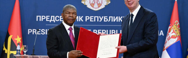 Вучић и Лоренсо разменили највиша одликовања Србије и Анголе
