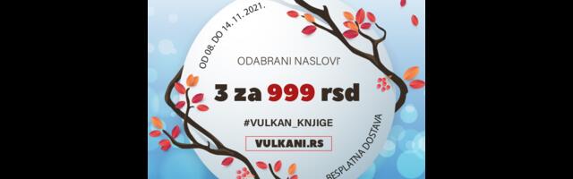 Nova jesenja Vulkanova akcija: 3 knjige za 999 dinara