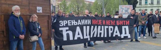 FOTO, VIDEO: Sa studentskog protesta poručeno – „Zrenjanin nije i neće biti Ćacingrad“
