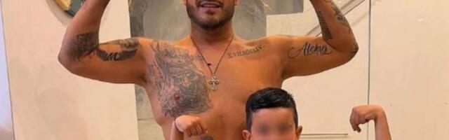 "Moja snaga!" Darko Lazić podelio sreću, mali Aleksej stigao u Brestač: Ovako odmerava snagu sa sinom