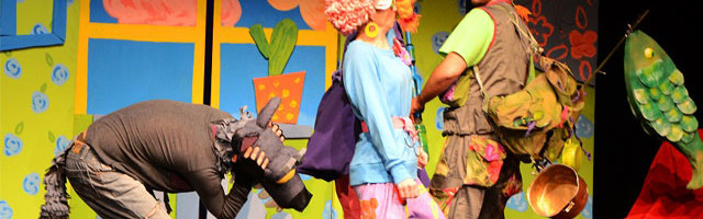 Predstava  Crvenkapa i zbunjeni vuk  u Pozorištu za decu