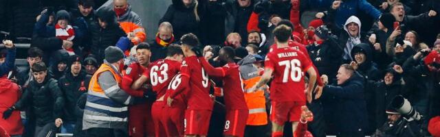 Liverpulu triler na Enfildu, od 0:2 i 1:3 do penala i prolaza; Tuhel uvodio matore da spasavaju mlade (VIDEO)