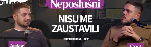 (VIDEO) Podkast „Neposlušni“- Gost sedme epizode Vladimir Štimac: Mogao sam da živim lagodno ali sam izabrao otpor i ulicu