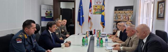 Cvetanović sa Gašićem o objektima Garnizonske ambulante i Vojne komande „Park“