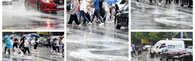 Meteorolozi pogodili! Kiša se sručila na Beograd (FOTO)