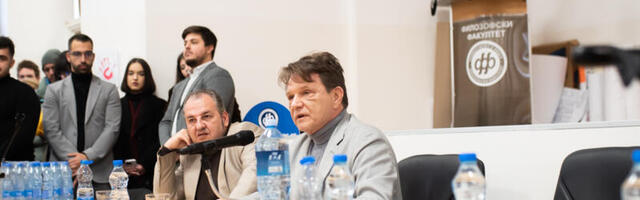 Dragan Bjelogrlić i Miodrag Jovanović poručili studentima u Nišu da vraćaju nadu i oslobađaju od straha