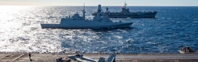 OPŠTI RAT NA POMOLU? Američki F-35 spržio iranski dron iznad nosača aviona! Teheran poslao naoružane brodove da ZAUSTAVE TANKER!