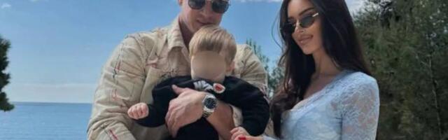 Davidova fatalna supruga ukrala poglede u čipkanoj bluzi: Par napustio Beograd sa sinom, evo gde se nalaze