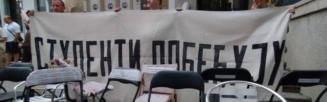 Studenti u blokadi zakazali tribinu u Kragujevcu