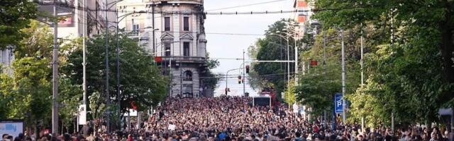 Organizatori: Sledeći protest u Beogradu u subotu, 27. maja