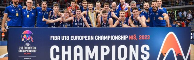 Juniorska košarkaška reprezentacija Srbije osvojila zlato na Evropskom prvenstvu u Nišu