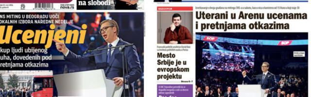 Порука блокадерским медијима: Ви народ вређате, Вучић их цени и поштује