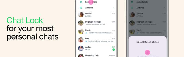WhatsApp vam dozvoljava da stavite šifru na konverzaciju
