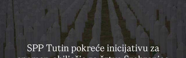 SPP Tutin pokreće inicijativu za spomen-obilježje za žrtve Srebrenice