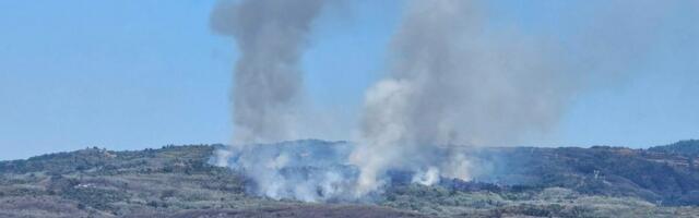 Veliki požar na otvorenom kod leskovačkog sela Babičko