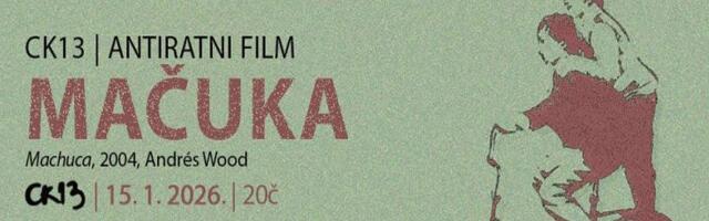 VIDEO: Antiratni film "Mačuka" u četvrtak u CK13