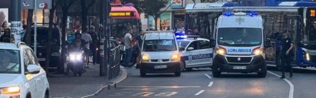 U CENTRU BEOGRADA PAO MOTOCIKLISTA! Poznati detalji udesa u Kolarčevoj! (FOTO)