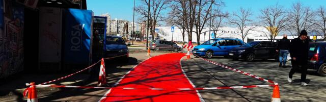 Obeležavanje nove biciklističke staze na Bulevaru Nemanjića