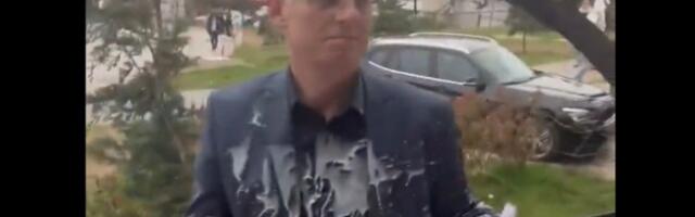 Prištinski pregovarač gađan tortom zbog ZSO (VIDEO)