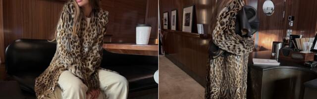 Animal print nastavlja da dominira, a leopard kaput je it komad i ove sezone