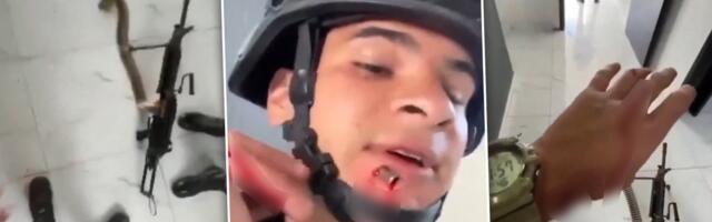 (UZNEMIRUJUĆE) Najluđi snimak iz Meksika koji ćete videti! Vojnik za dlaku izbegao smrt, metak mu ostao u licu