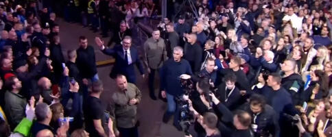 Vučić objavio snimak iz Beogradske arene: “Menjaćemo stvari ujedinjeni i zajedno! Hvala, Srbijo!”