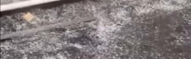 SVE SE ZABELELO Pada grad u Novom Sadu (VIDEO)