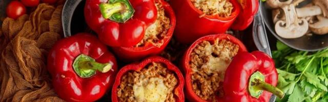 Zapečene punjene paprike: Recept koji osvaja sve za trpezom