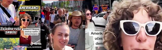 Amerikanci, Rusi, Afrikanci - Zajedno u rušenju Srbije na nasilnom protestu blokadera (VIDEO)