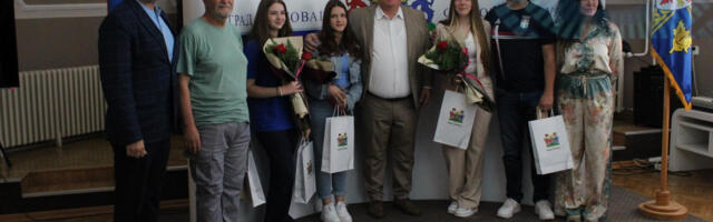 Prijem za članice Streljačkog kluba GT i reprezentativca Damira Mikeca