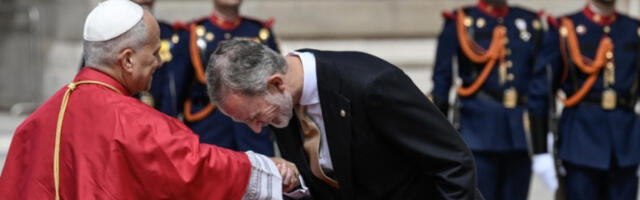 Папа Лав XIV састао се са шпанским краљем Фелипеом VI