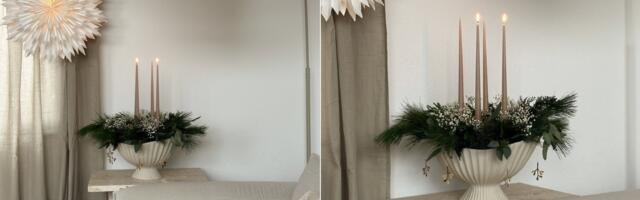 Nemate prostora za jelku? Ikebana je savršena zamena za prazničnu dekoraciju