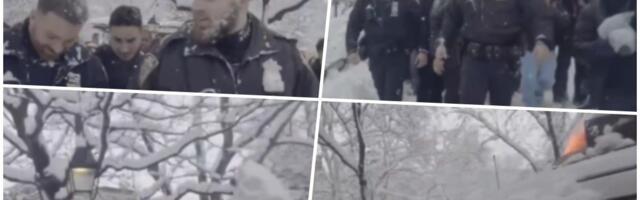 POGLEDAJTE KAKO NJUJORČANI ISMEVAJU NJUJORŠKU POLICIJU! Neviđeno zasipanje grudvama i gnev sindikata: Treba ih pohapsiti! (VIDEO)