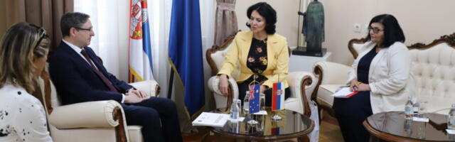 Unapređenje saradnje Niša sa gradovima u Australiji. Gradonačelnica Niša ugostila Ambasadora Australije