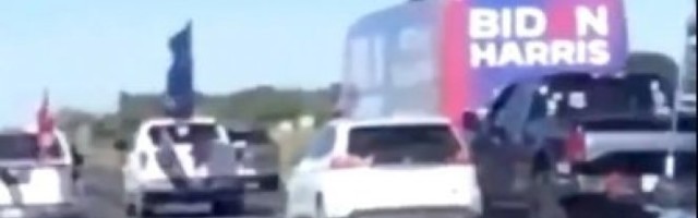 DRAMA NA AUTOPUTU! Pristalice Donalda Trampa napale autobus Džoa Bajdena, FBI istražuje slučaj! (VIDEO)