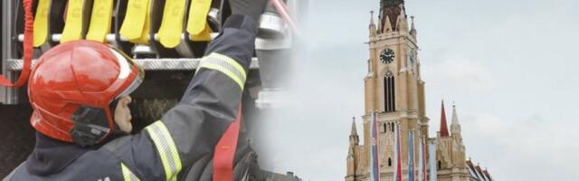 UHAPŠENA ŽENA KOJA JE ZAPALILA VRATA CRKVE! Benzinom polila i zapalila bočna drvena vrata u centru Novog Sada!