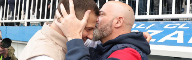 NIJE SAMO TENZIJA: Pogledajte najlepšu scenu s početka meča Pazar - Zvezda! U glavnim ulogama Stanković i Lalatović! (FOTO, VIDEO)