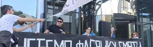 VIDEO: Dvanaest aktivista privedeno u Beogradu posle protesta protiv izraelske fabrike dronova u Srbiji